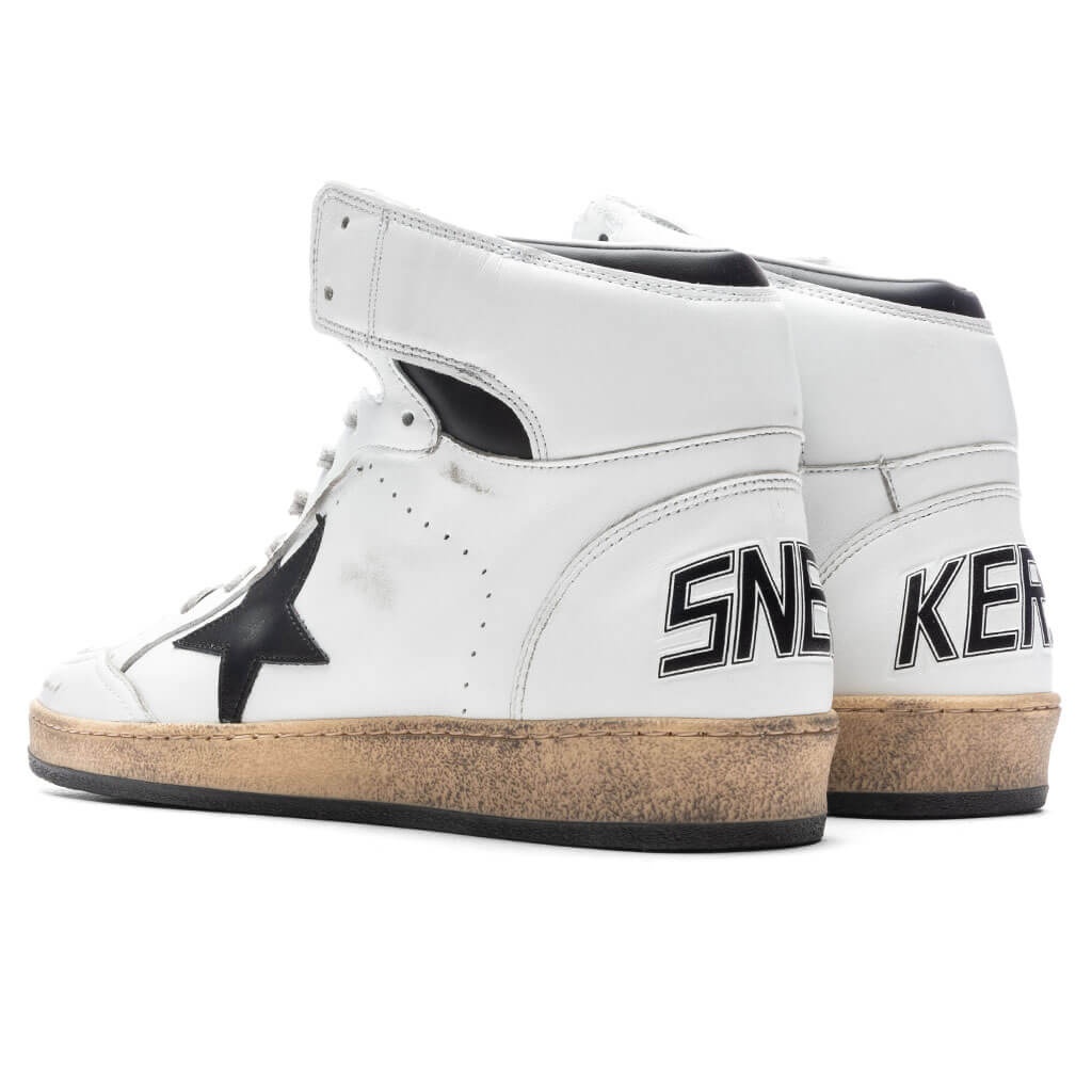 SKY STAR NAPPA SNEAKERS - WHITE/BLACK - 3