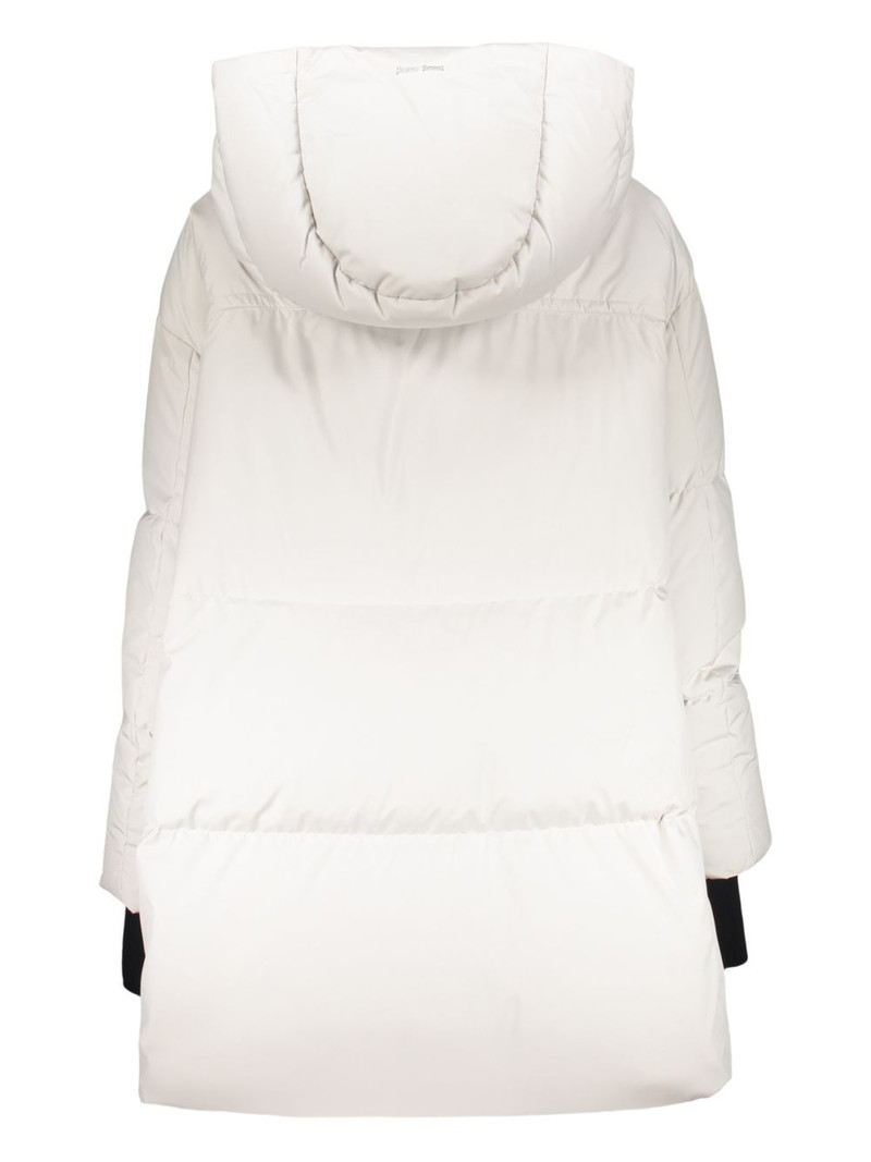 Herno hooded cuff coat outlook