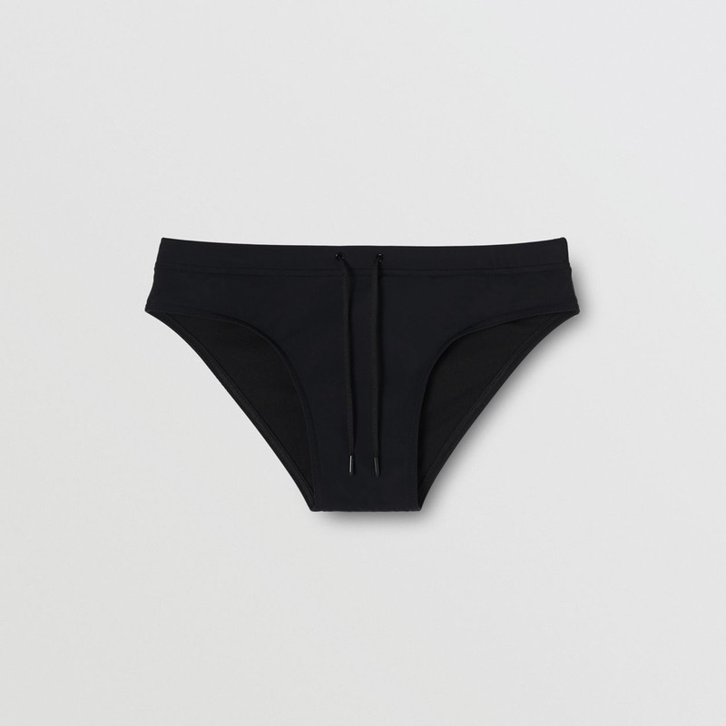 Monogram Motif Drawcord Swim Briefs 1