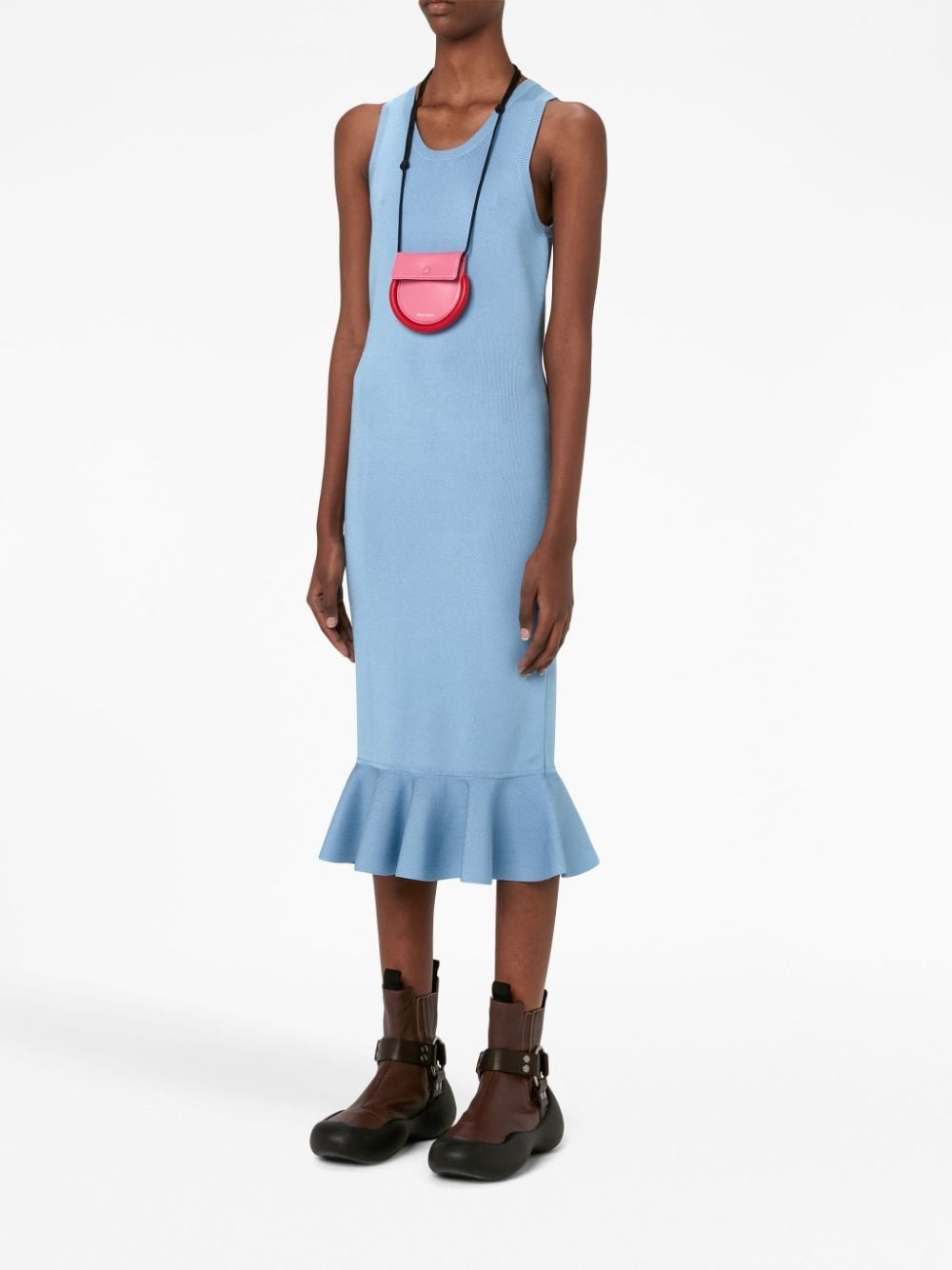 ruffled-hem dress - 2