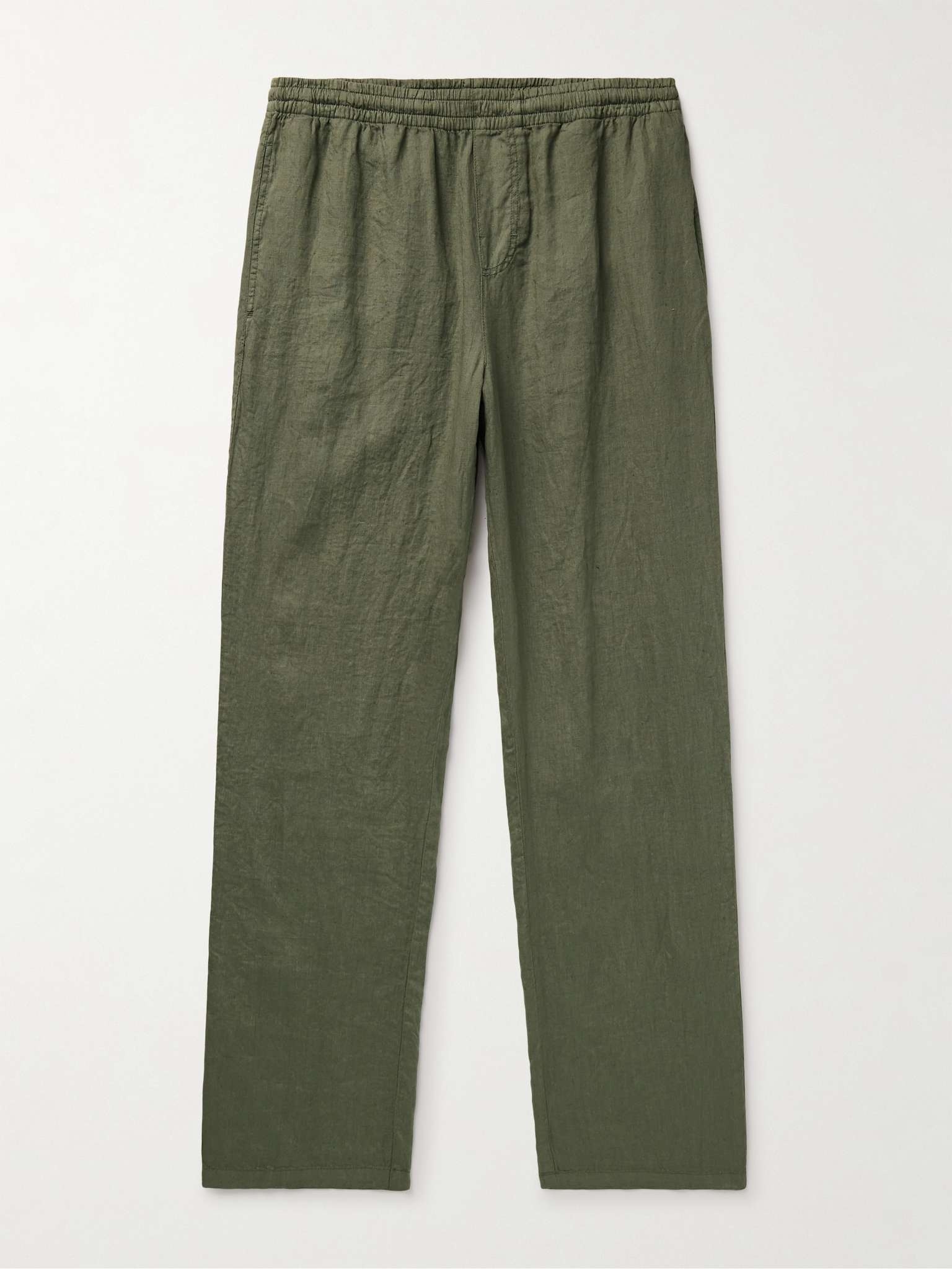 Ventura Straight-Leg Linen Trousers - 1