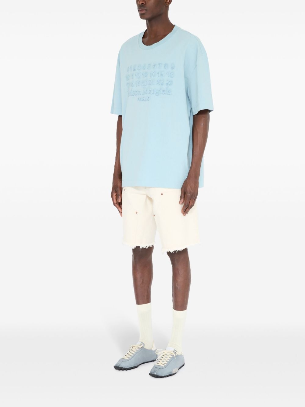 numbers-motif T-shirt - 6