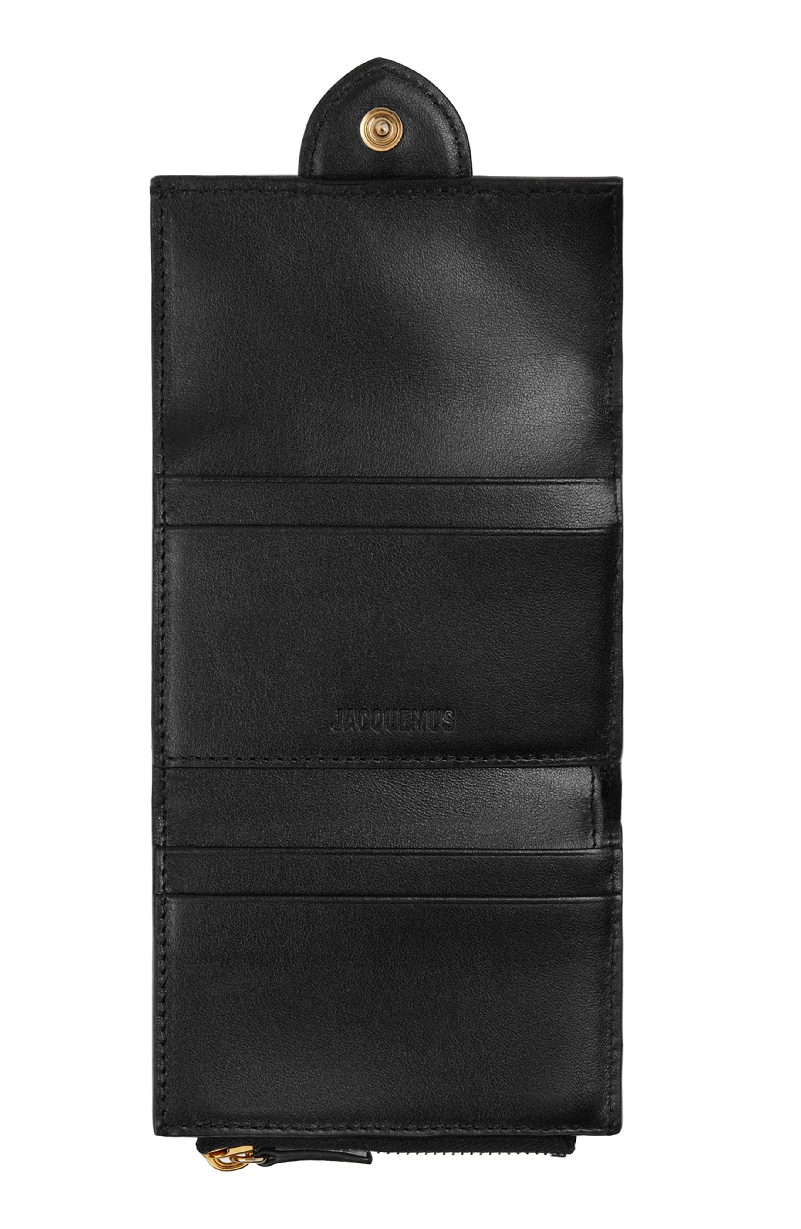 Jacquemus Le Compact Bambino Wallet in Black at Nordstrom - 2