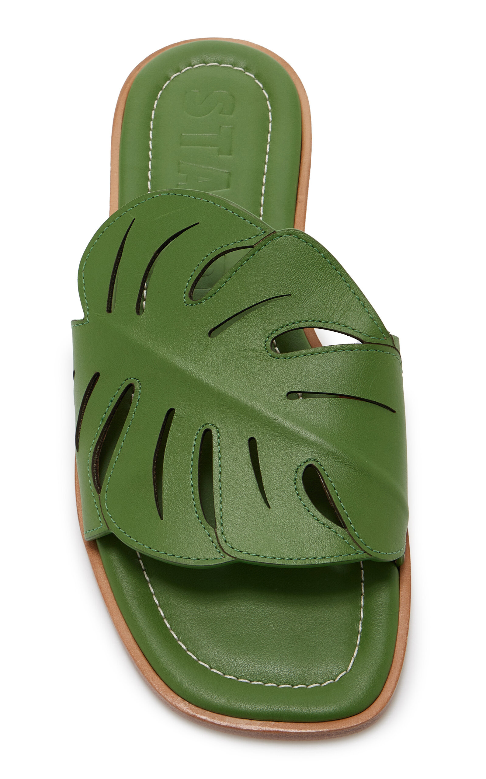 Palm Leather Sandals green - 3