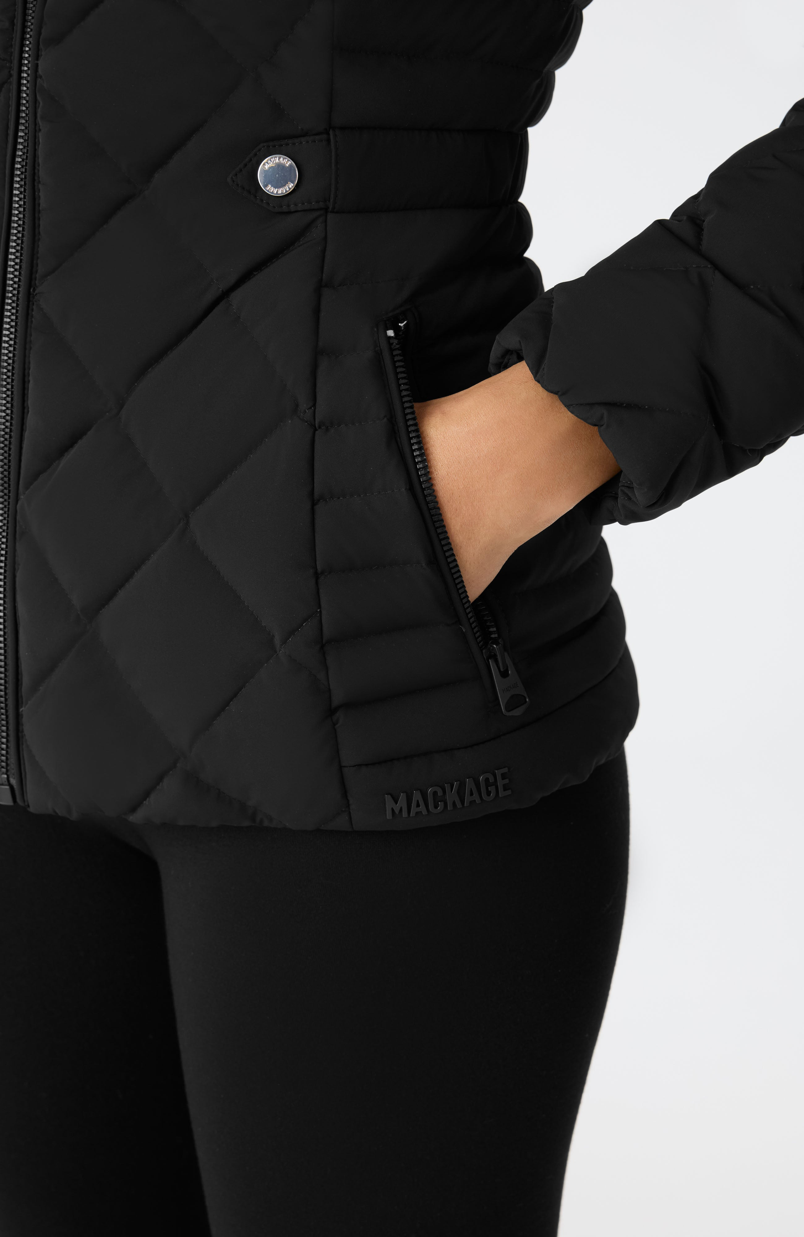 VIK Diamond Quilted Down Jacket - 8