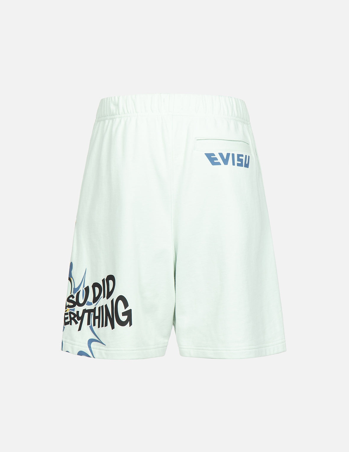 Transforming Daruma Print Sweat Shorts - 2