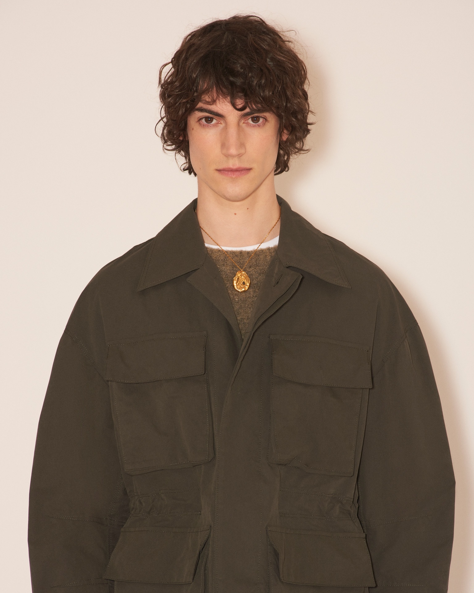 WILL - Bonded-twill utalitarian jacket - Dark moss - 5