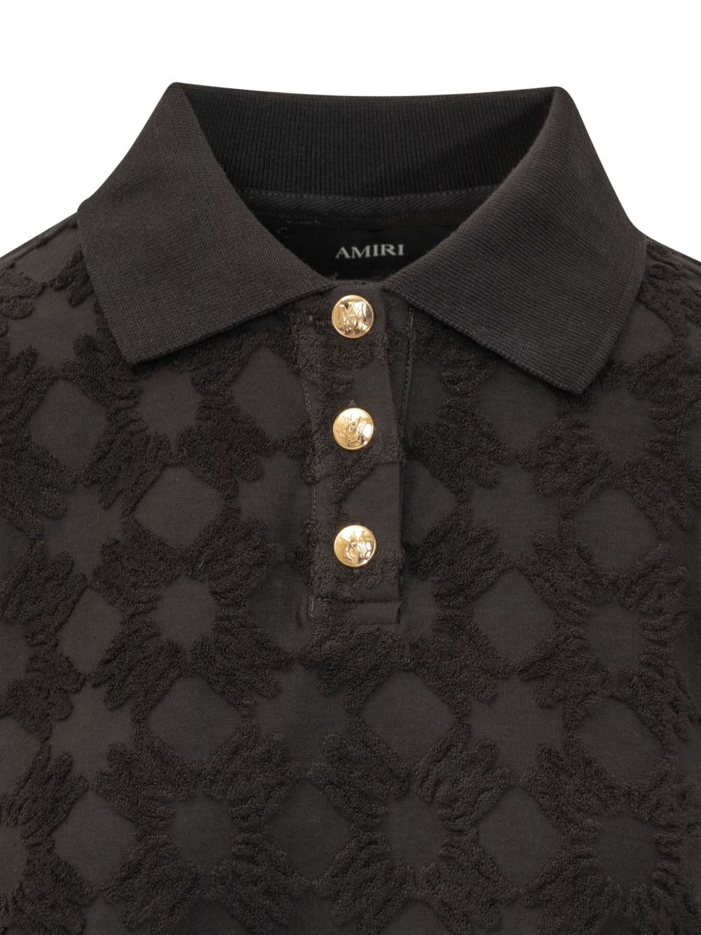 MA Quad textured-pattern polo shirt - 3