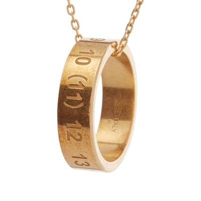 Maison Margiela Maison Margiela Number Logo Ring Necklace outlook