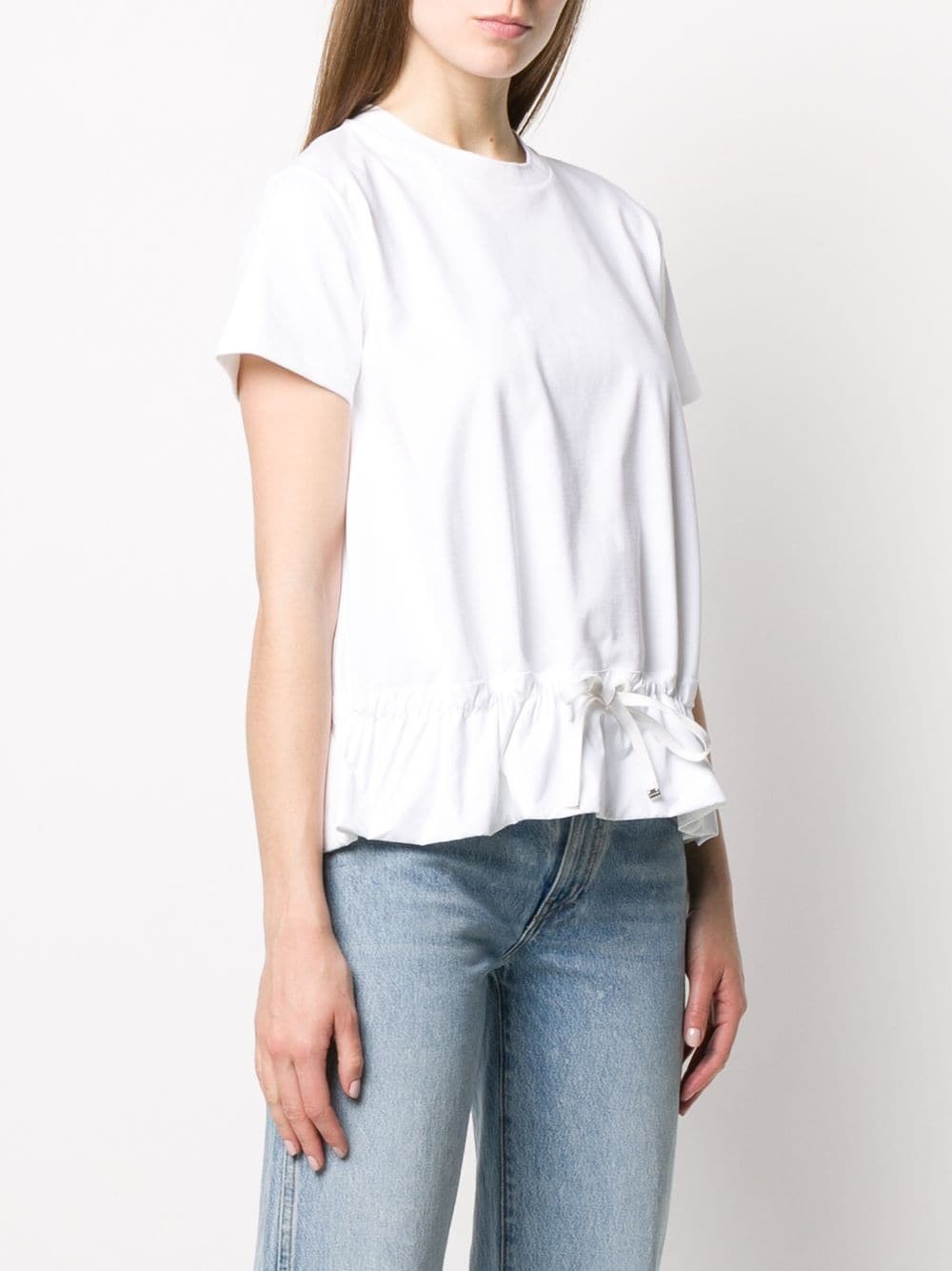 drawstring waist T-shirt - 3