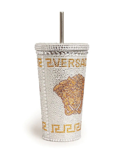 VERSACE Medusa crystal-embellished travel cup outlook
