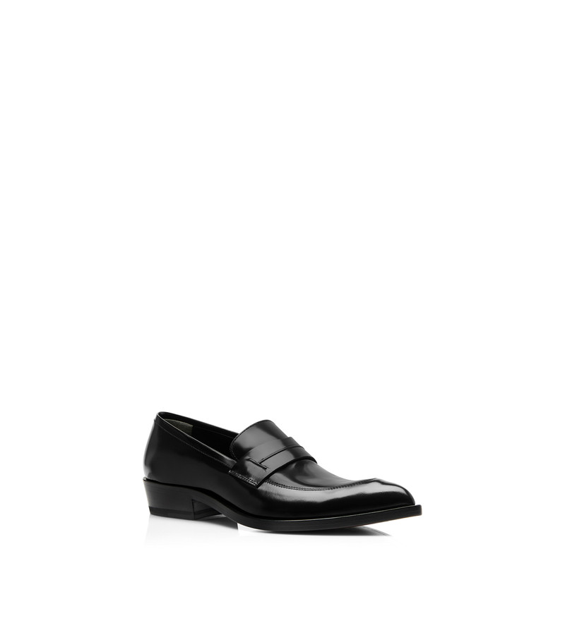 TOM FORD BRUSHED LEATHER EVA LOAFER outlook