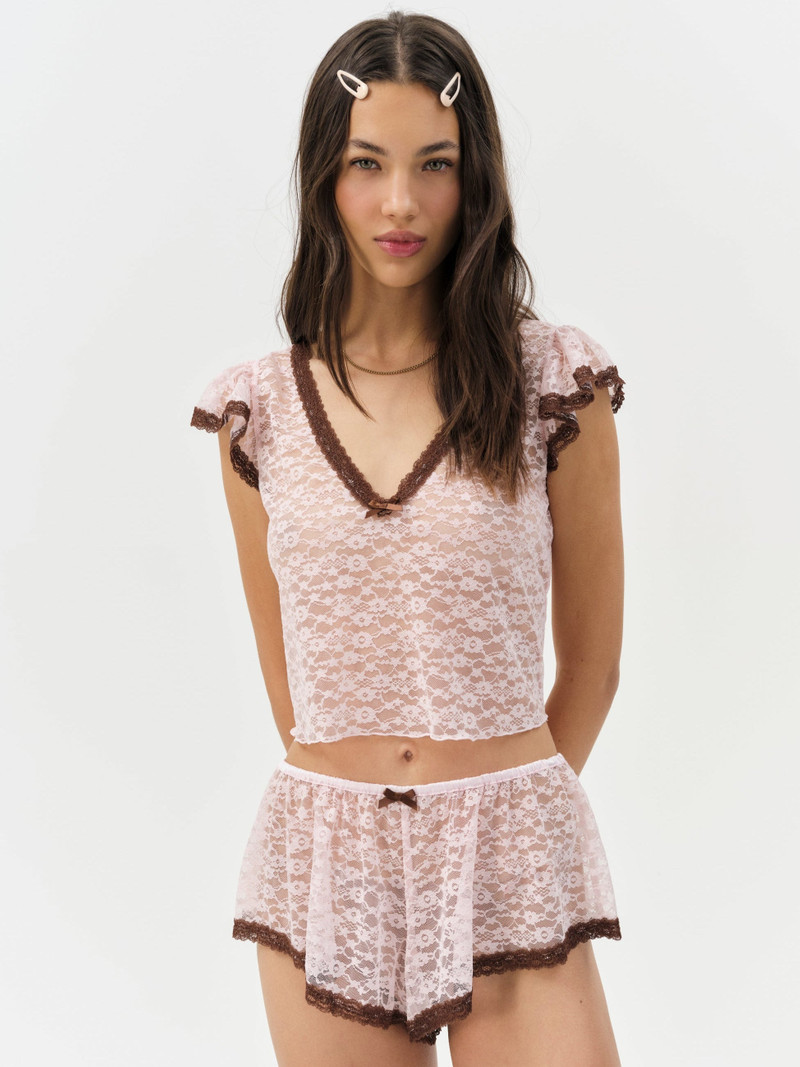 For Love & Lemons Pamela Sleep Short outlook
