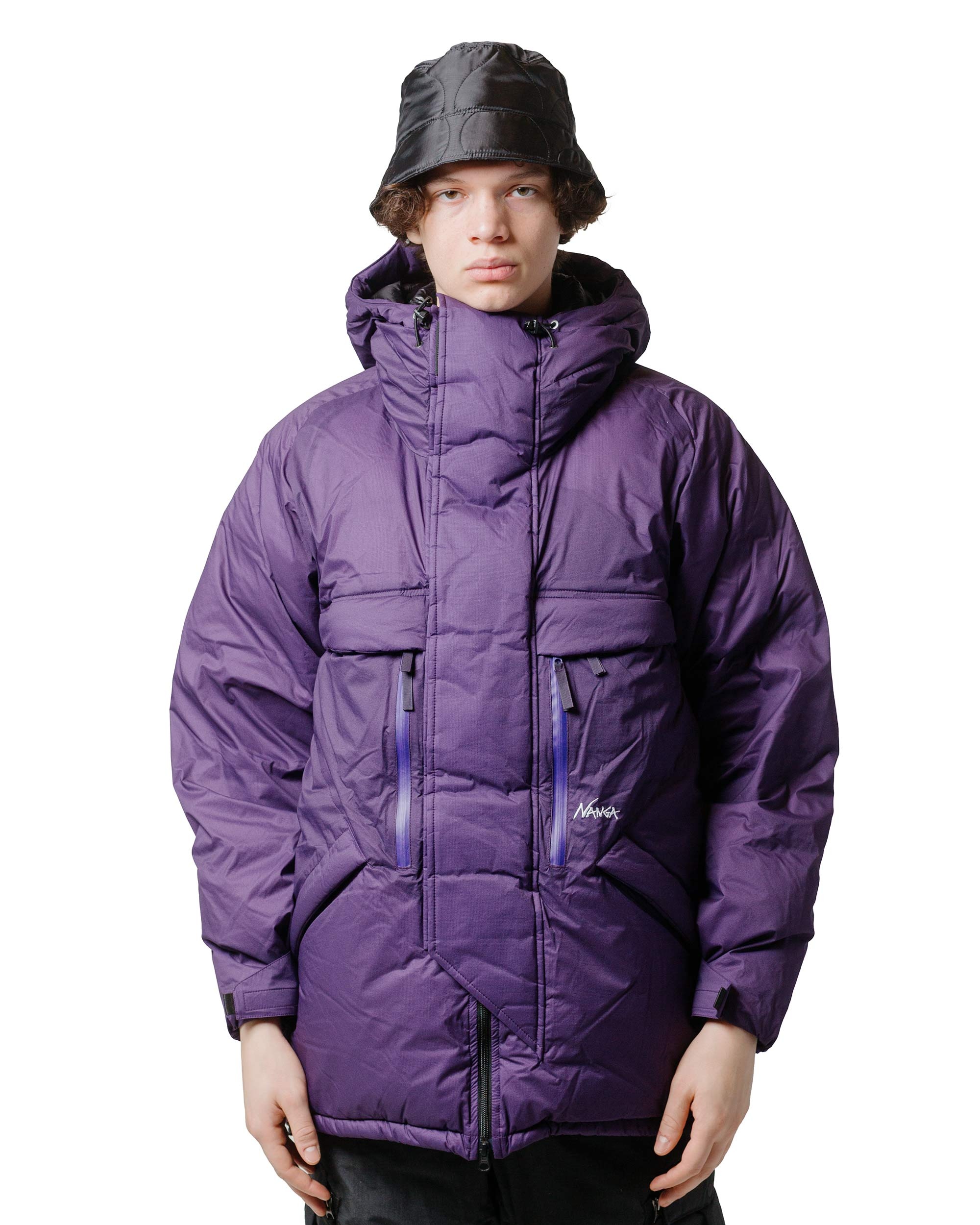 Mountain Belay Coat Purple - 2