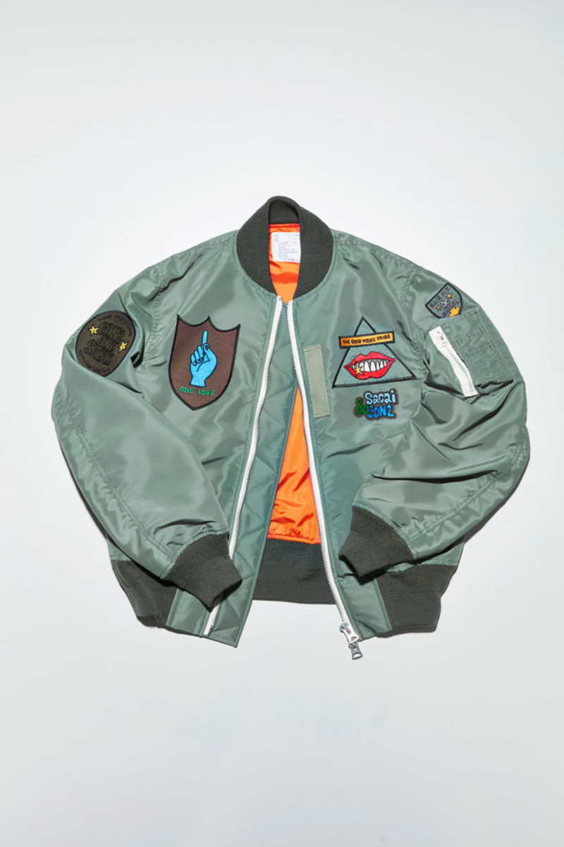 sacai sacai Gonz Nylon Twill Blouson outlook