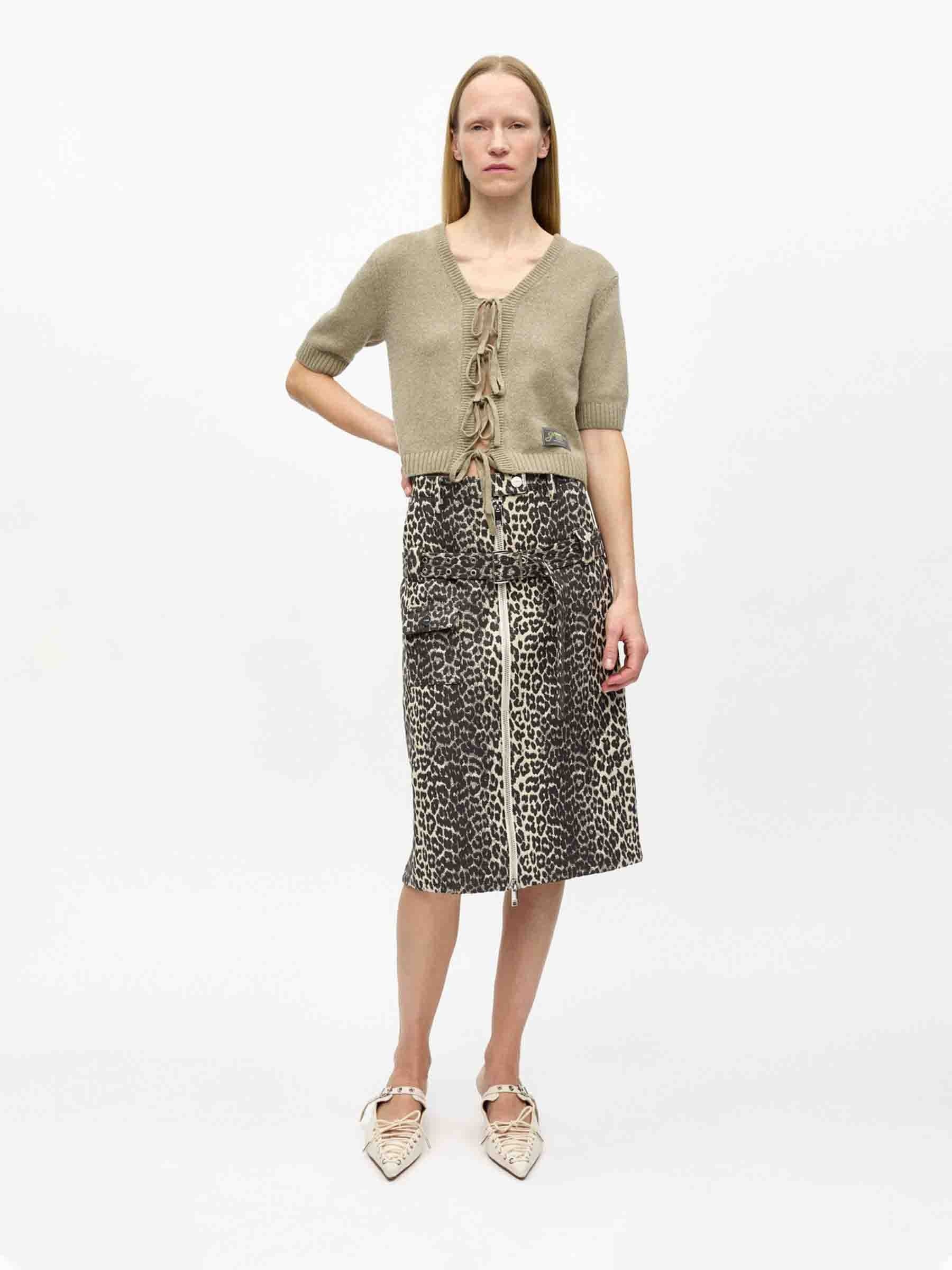 MIDI TWEED SKIRT - 2