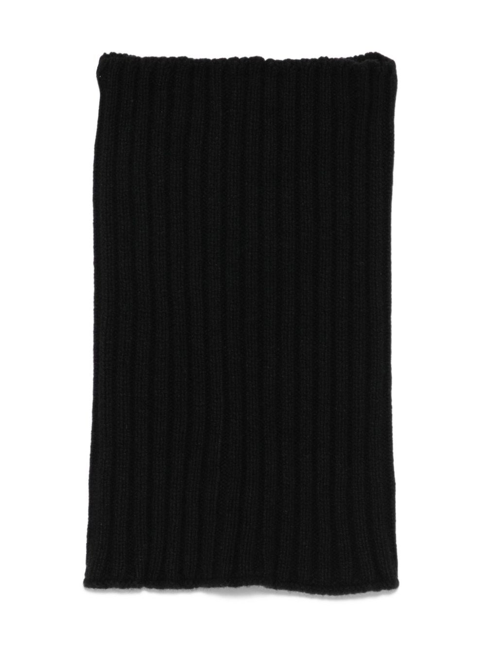 Cashmere knitted scarf - 1