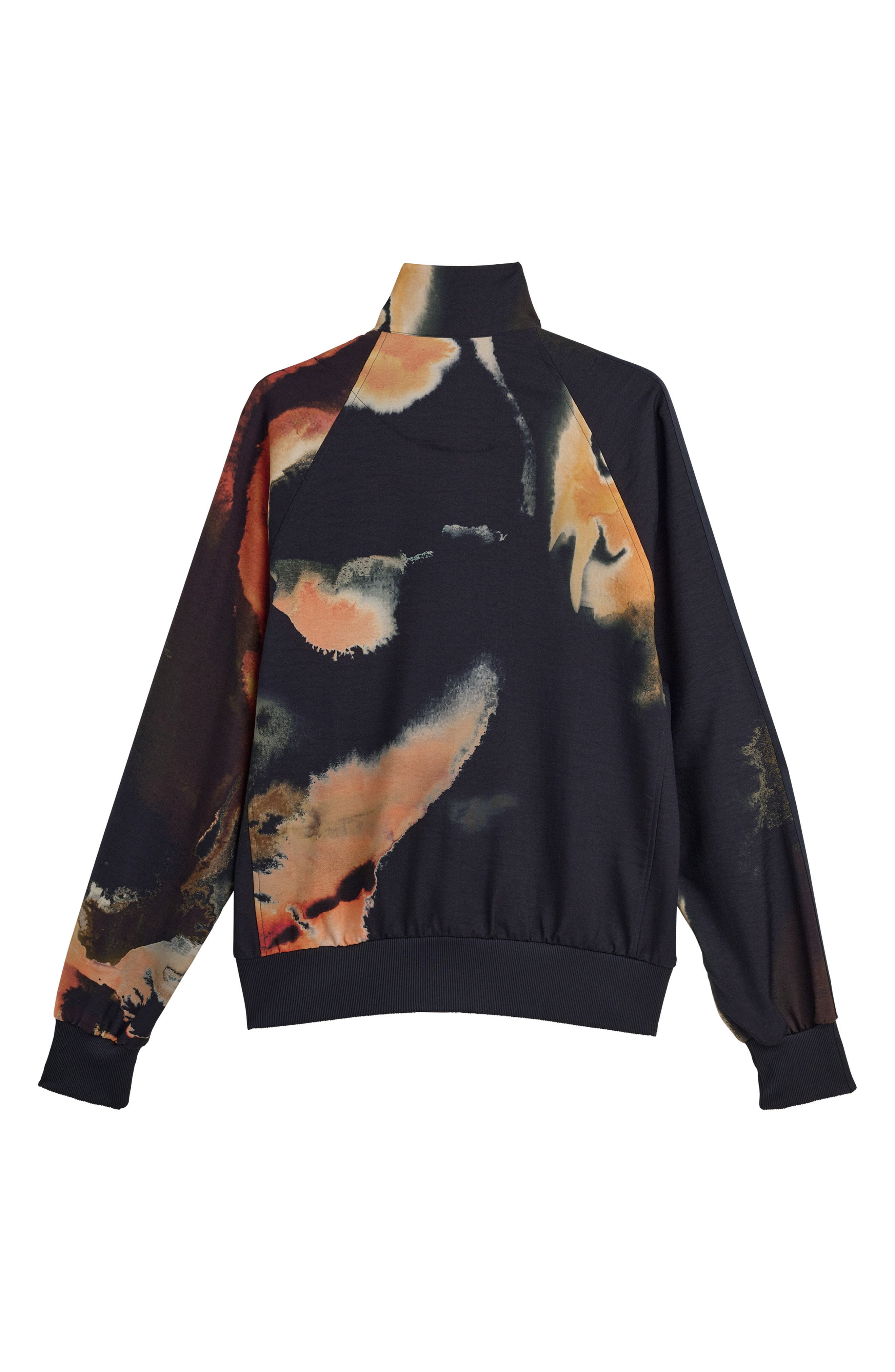 Y-3 Allover Print 3-Stripes Track Jacket in Black/Multicolor at Nordstrom - 6
