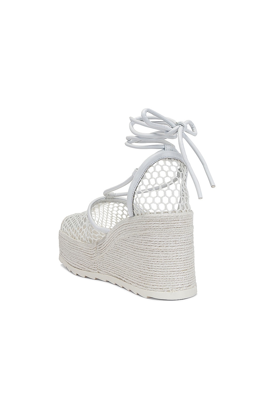 Stretch Lace Up Espadrilles - 3