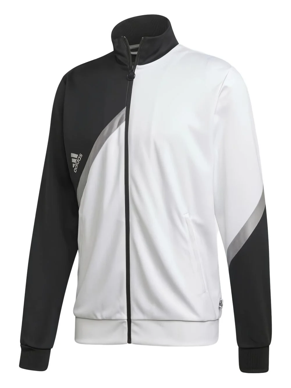 diagonal-panel track jacket - 1
