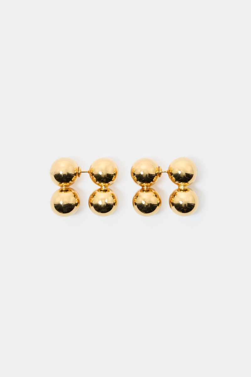 DOUBLE EARRINGS / gold 1
