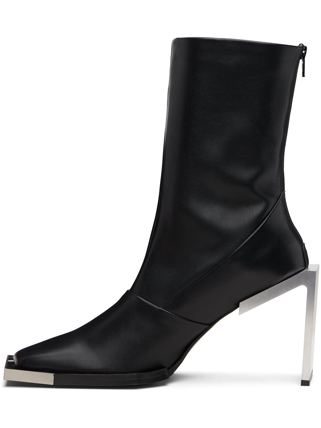 Black Ankle-High Boots - 3