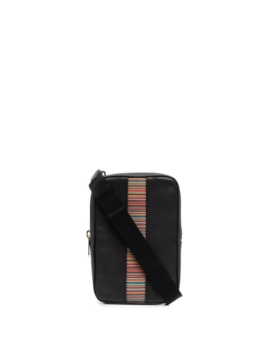 Signature stripe-embellished messenger bag - 1