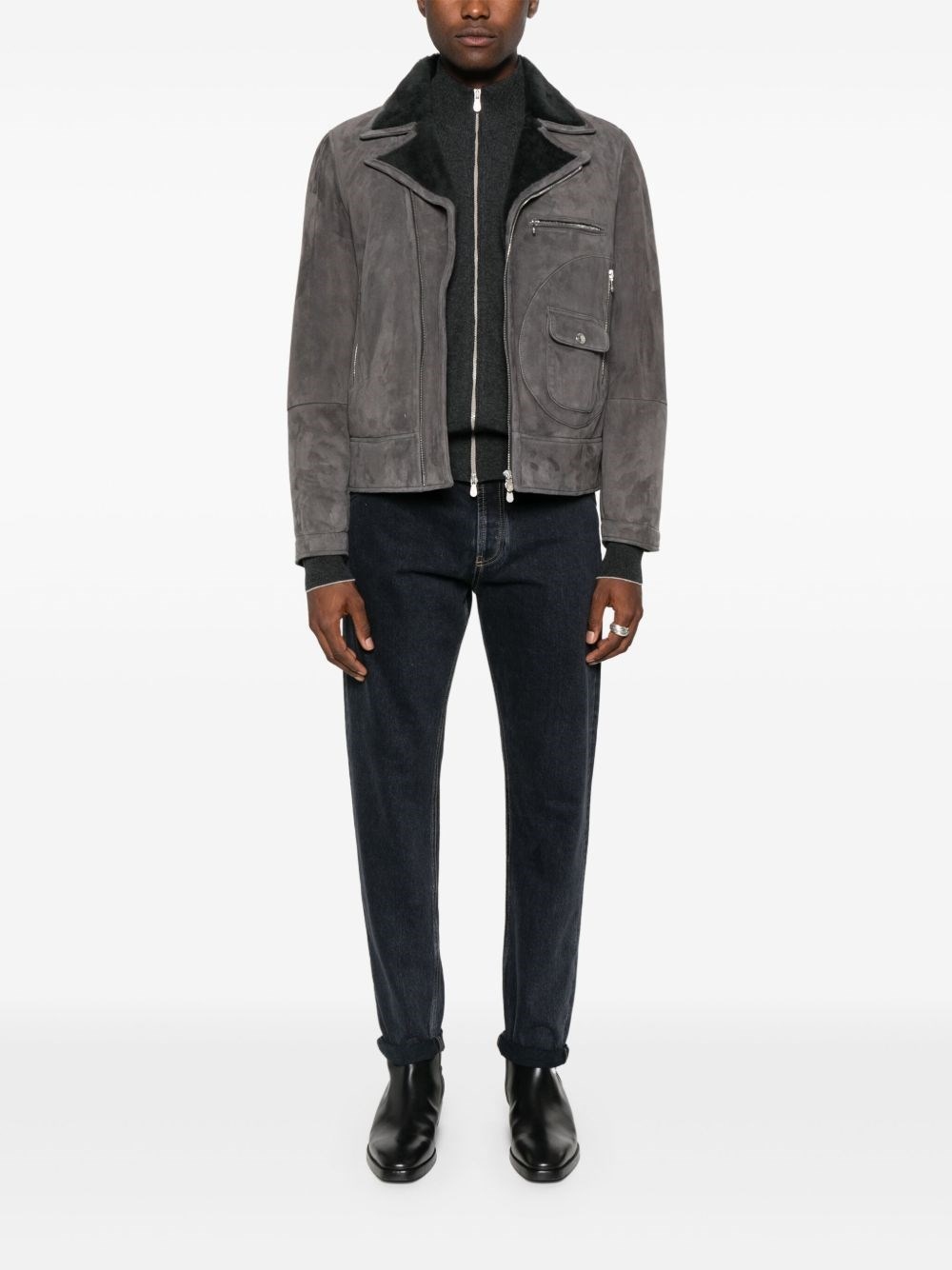 Cashmere zipped cardigan - 3