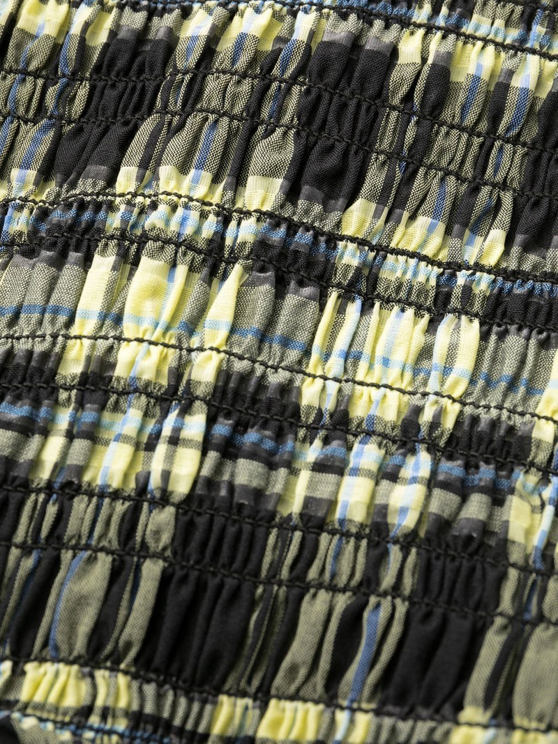 checked tiered dress 5