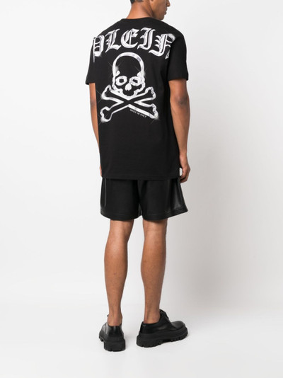 PHILIPP PLEIN Skull&Bones-print cotton T-shirt outlook