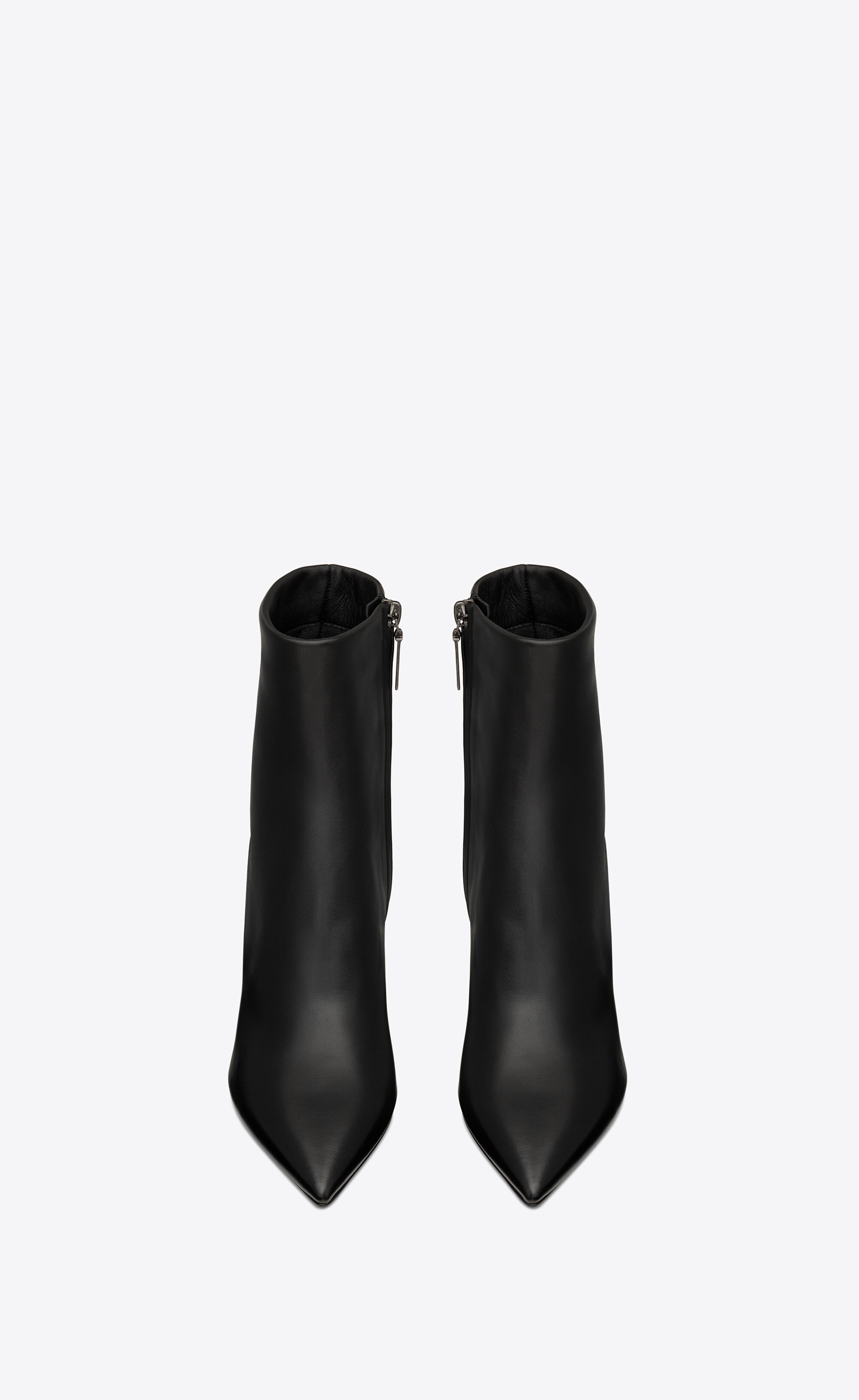 opyum booties in leather with black heel - 2