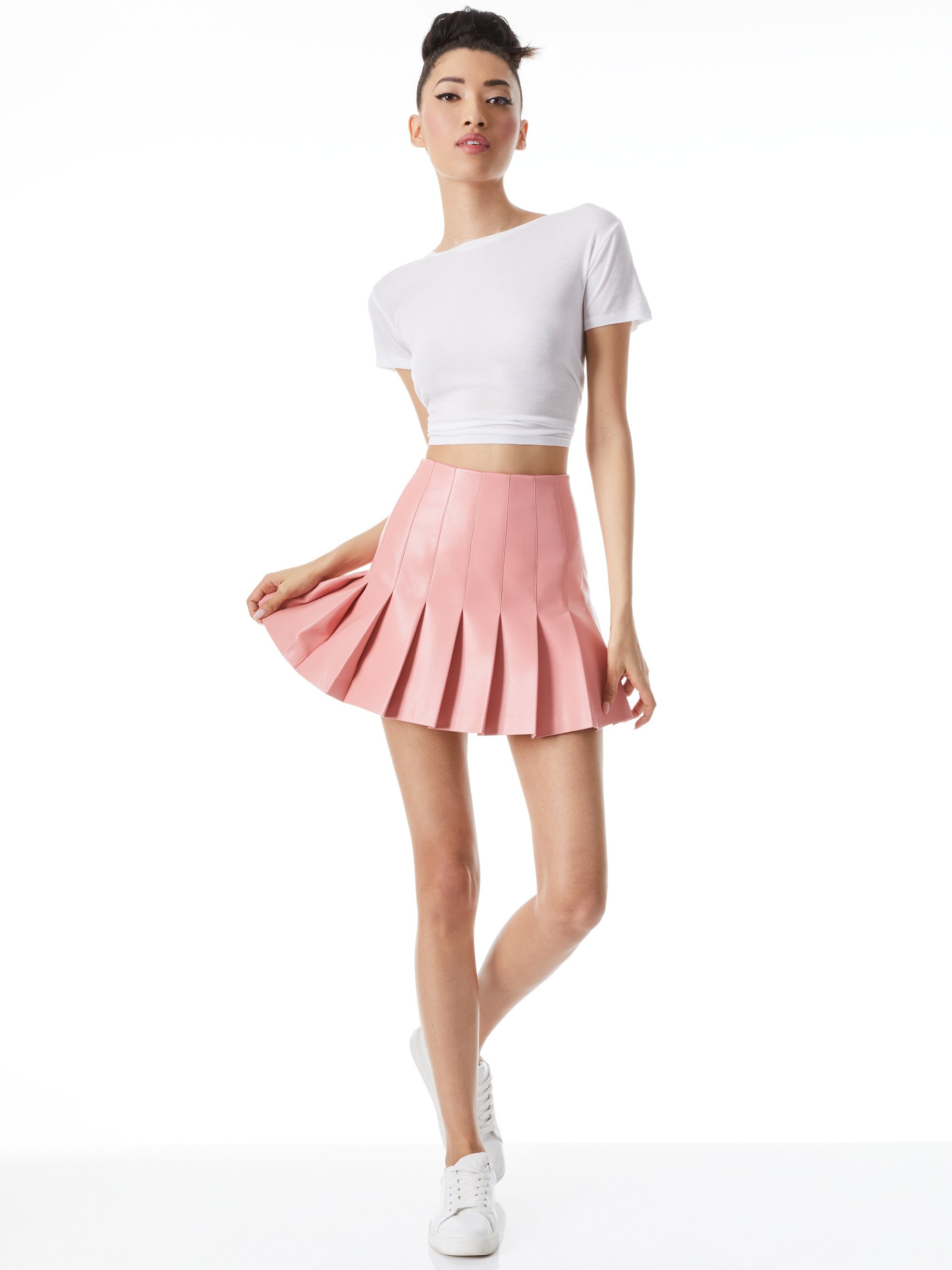 CARTER VEGAN LEATHER MINI SKIRT - 5