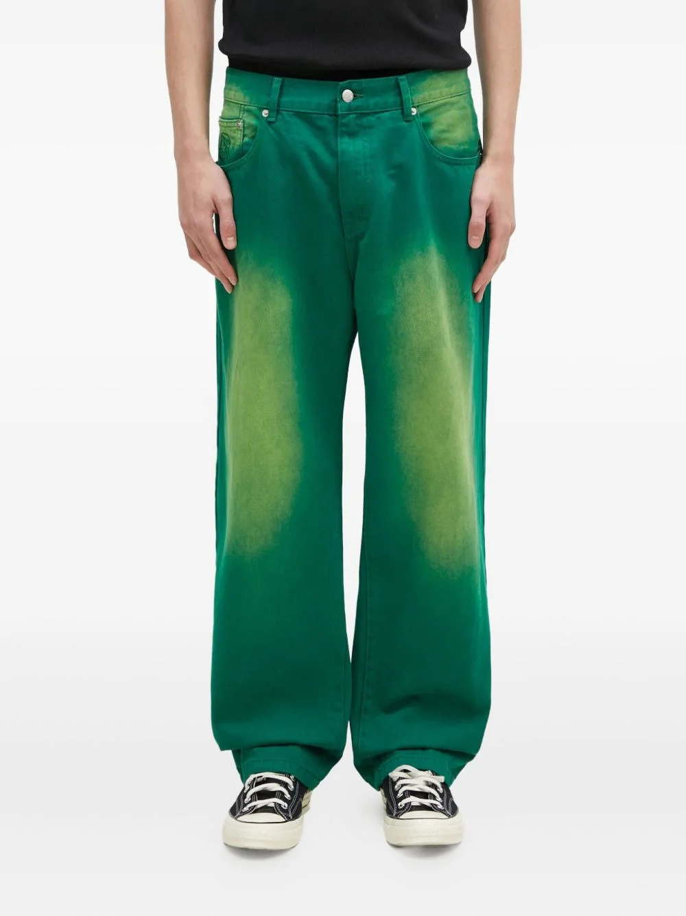 garment-dyed jeans - 1