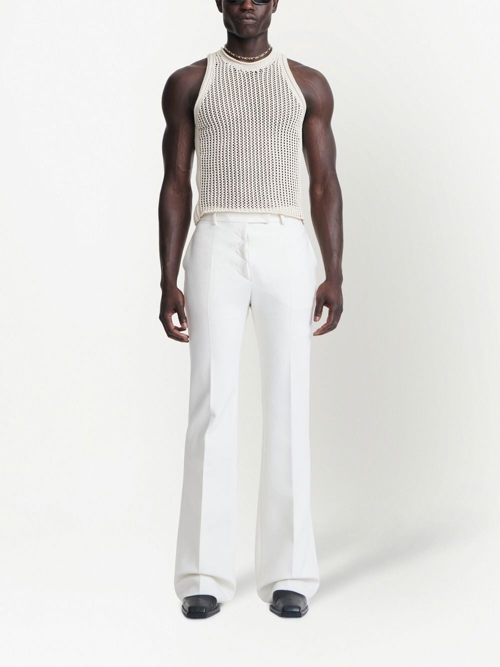 Grid Mesh tank top - 2