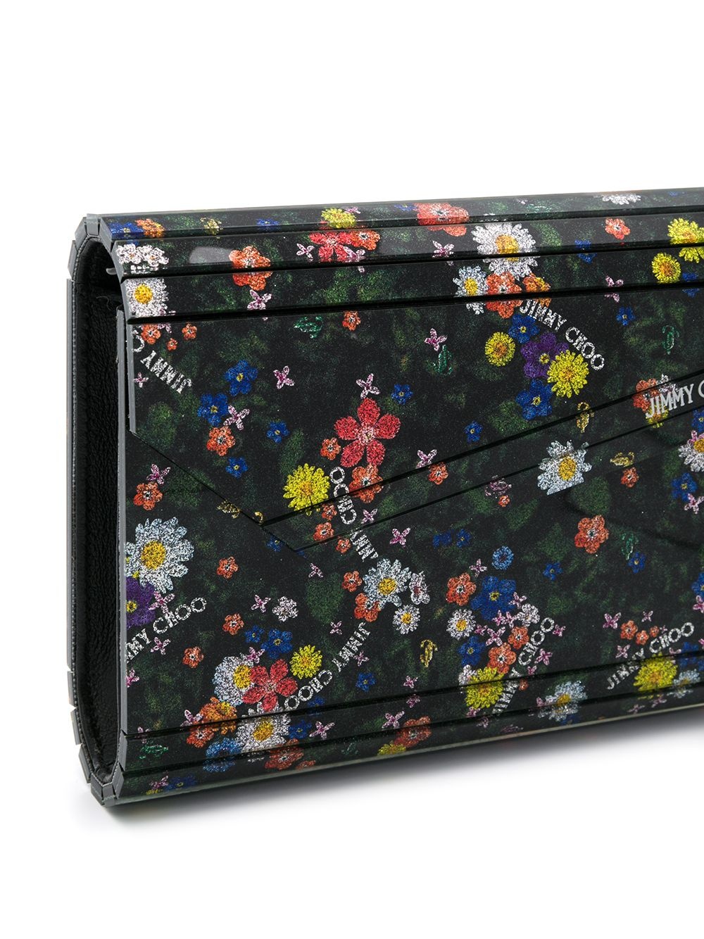 Candy floral-print clutch bag - 4