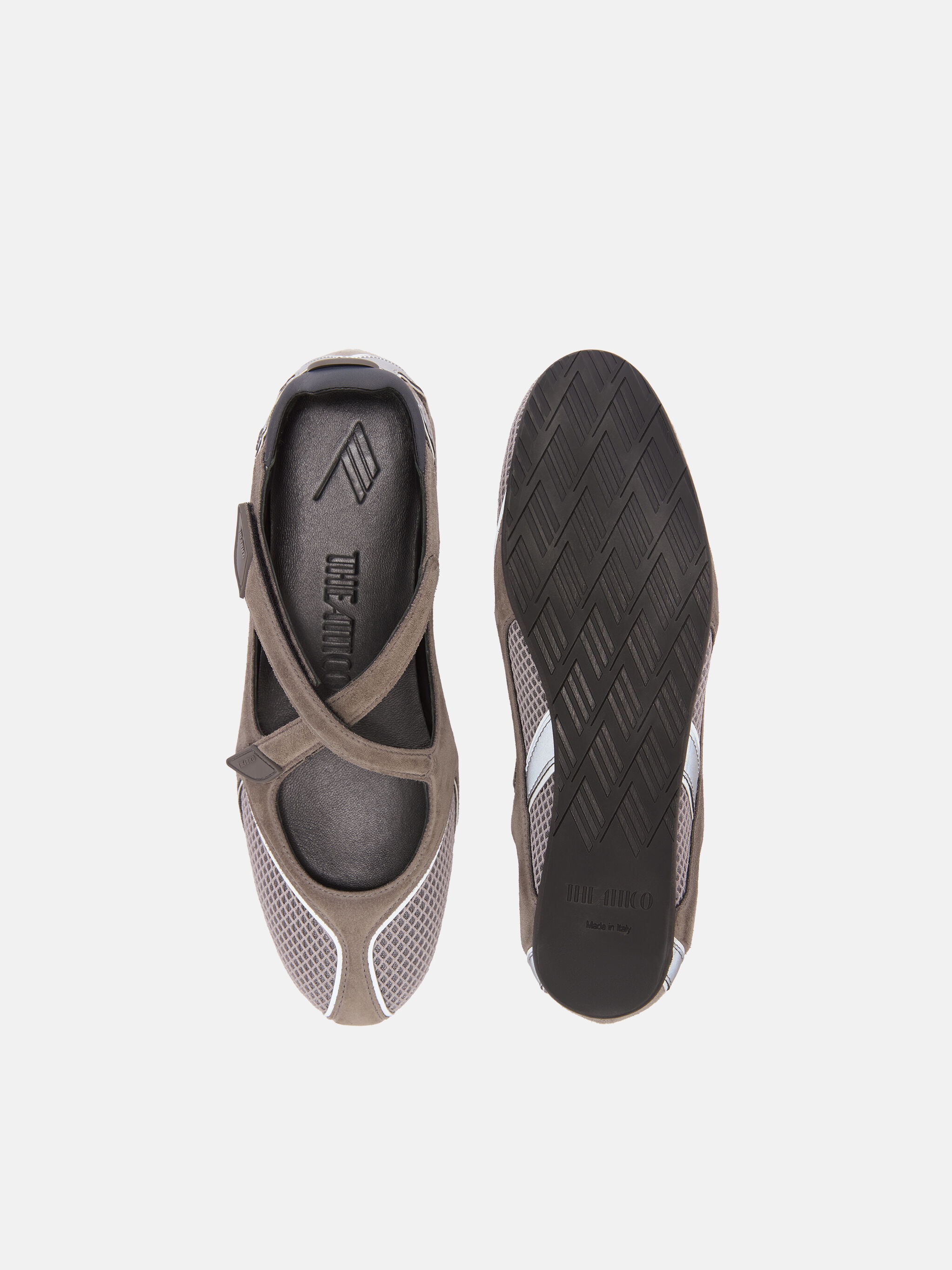 ''FLOOR 01'' BALLERINA FLAT GREY - 5