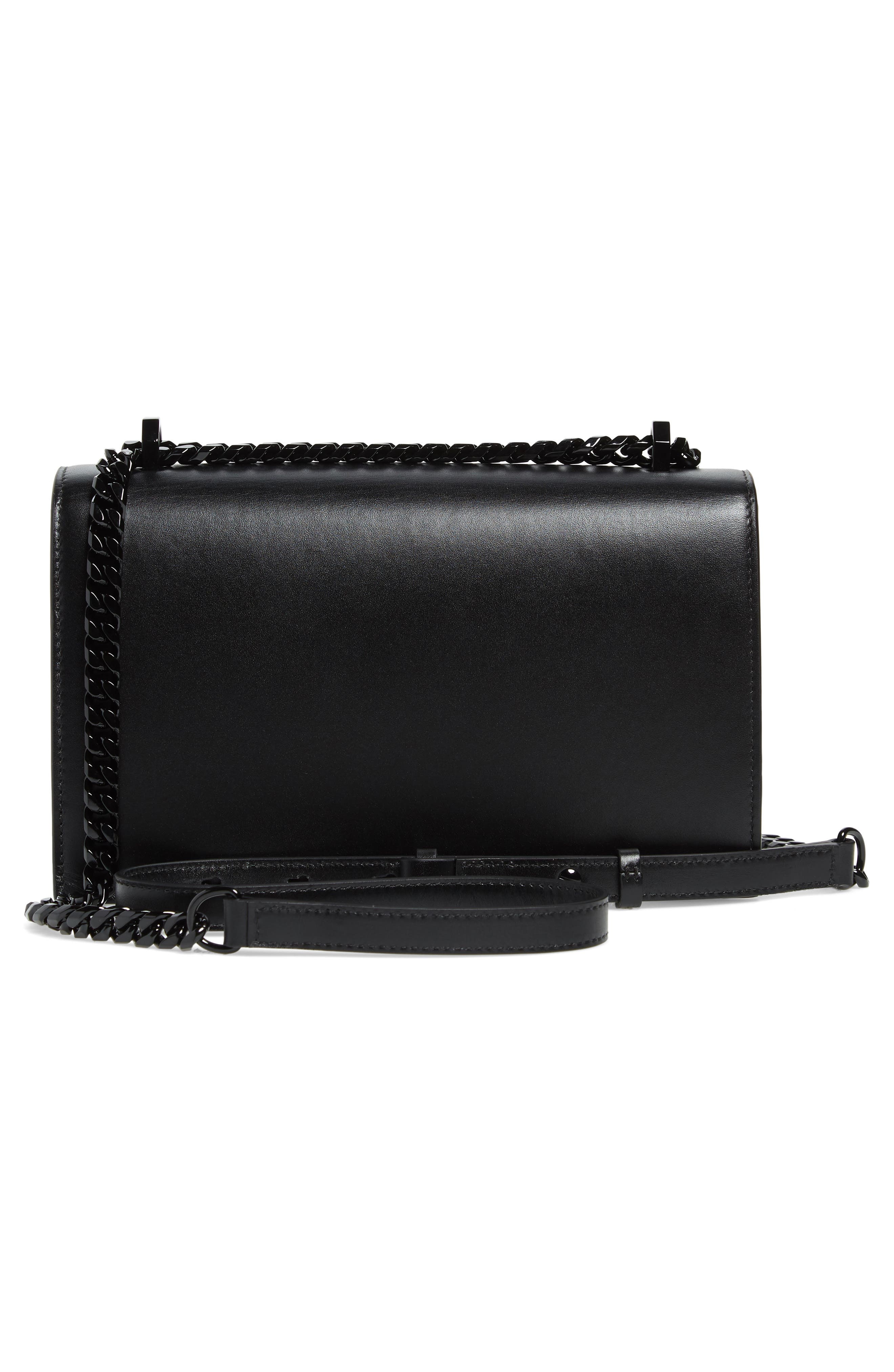Alexander McQueen Blackout Leather Crossbody Knuckle Bag at Nordstrom - 4