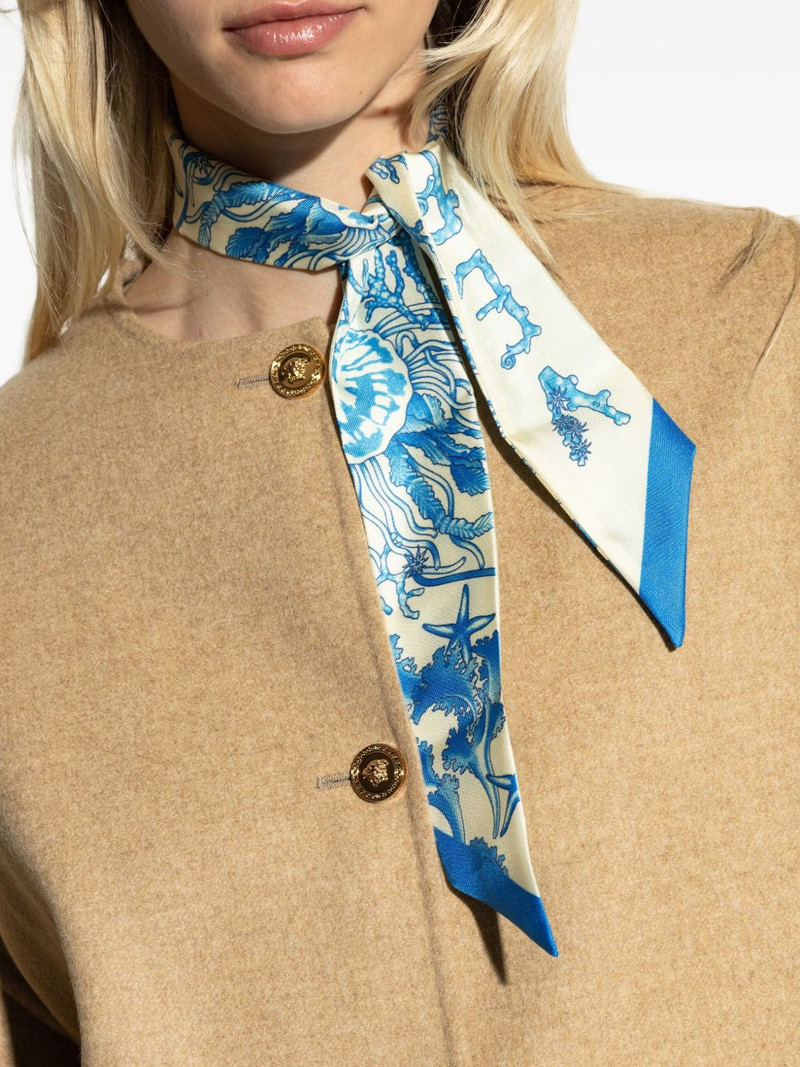 VERSACE printed scarf outlook