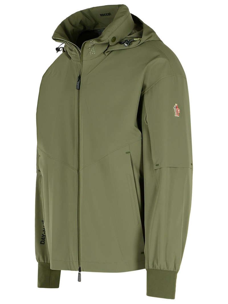 Moncler Grenoble Moncler Grenoble 'TESSO' Green Polyamide Blend Jacket outlook