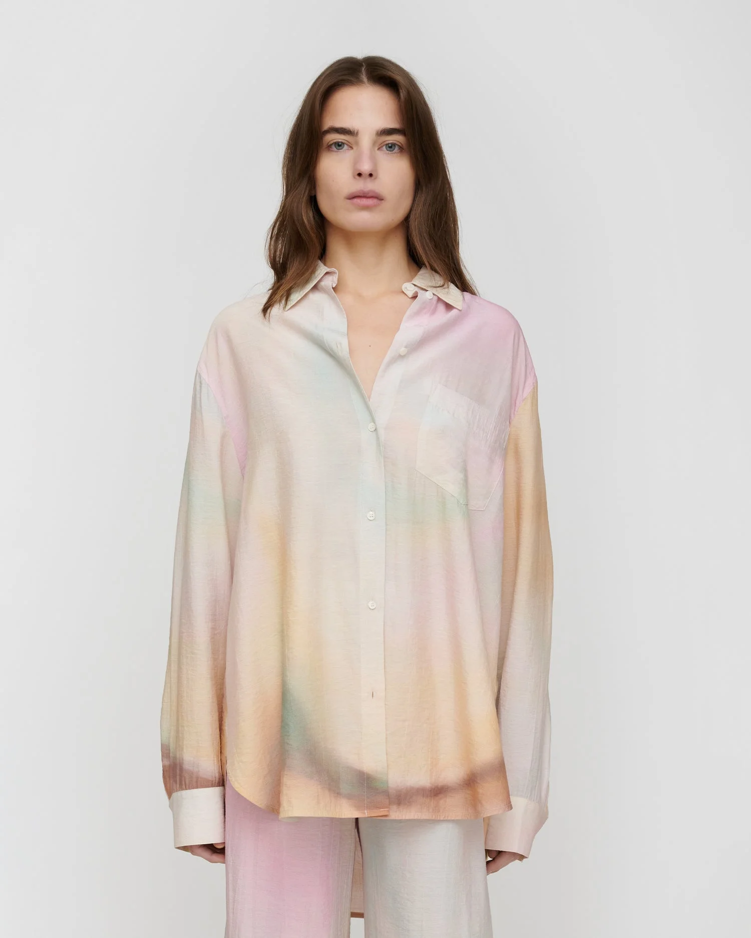 Crinkled Viscose Shirt - 1