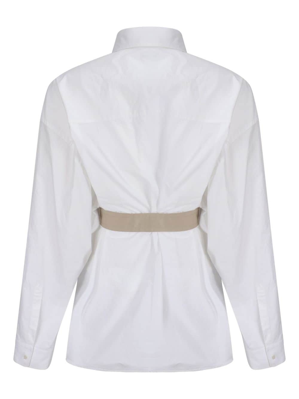 belted shirt - 2