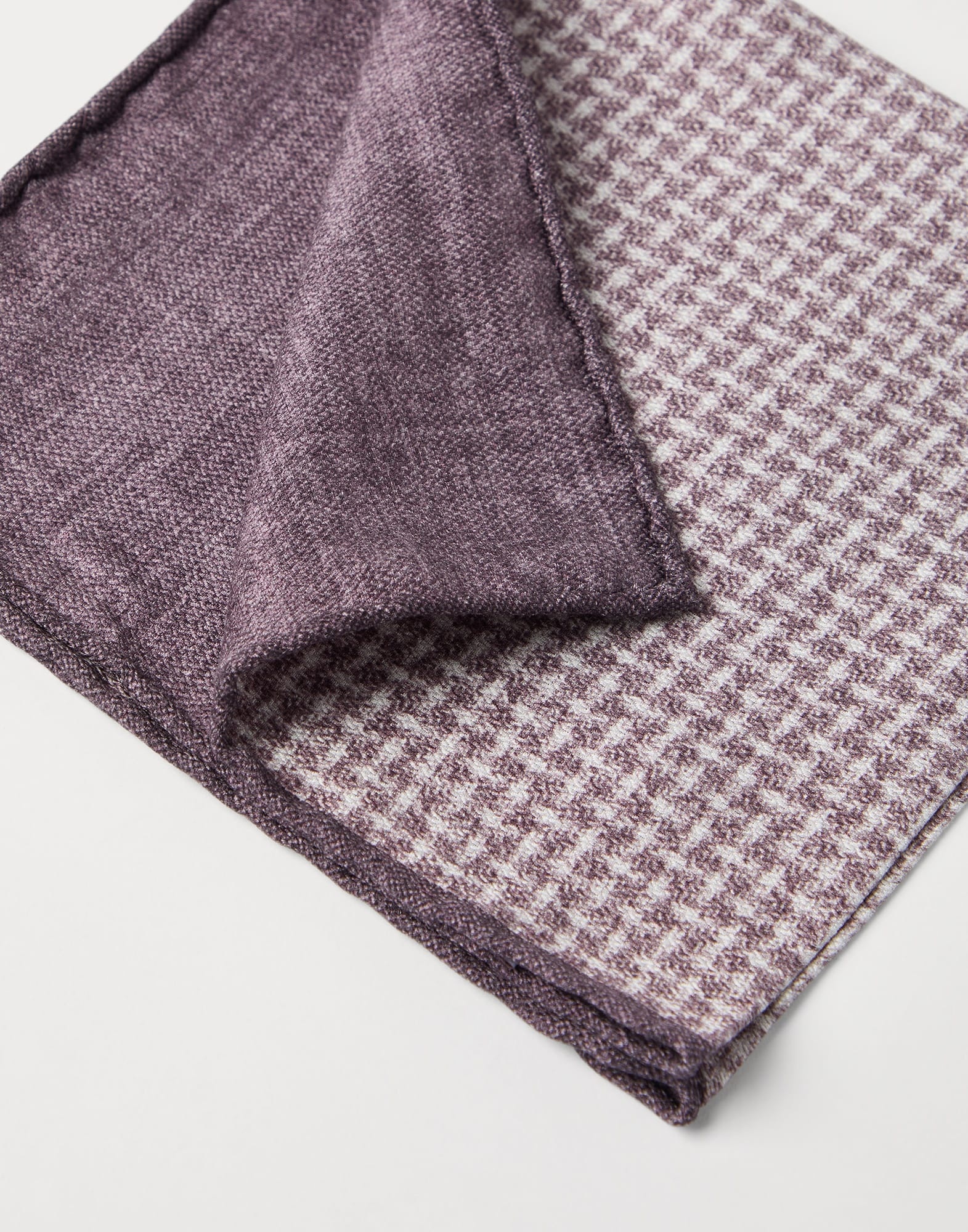 Silk pocket square with weave design - 2
