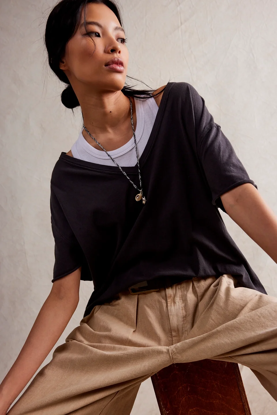 We The Free Nina V-Neck Tee - 1