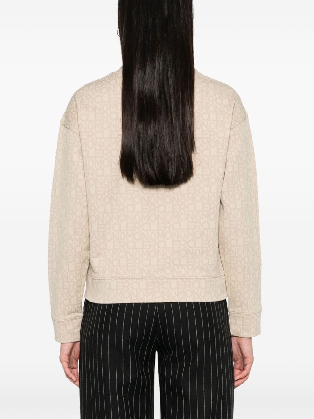 monogram-jacquard sweatshirt - 4