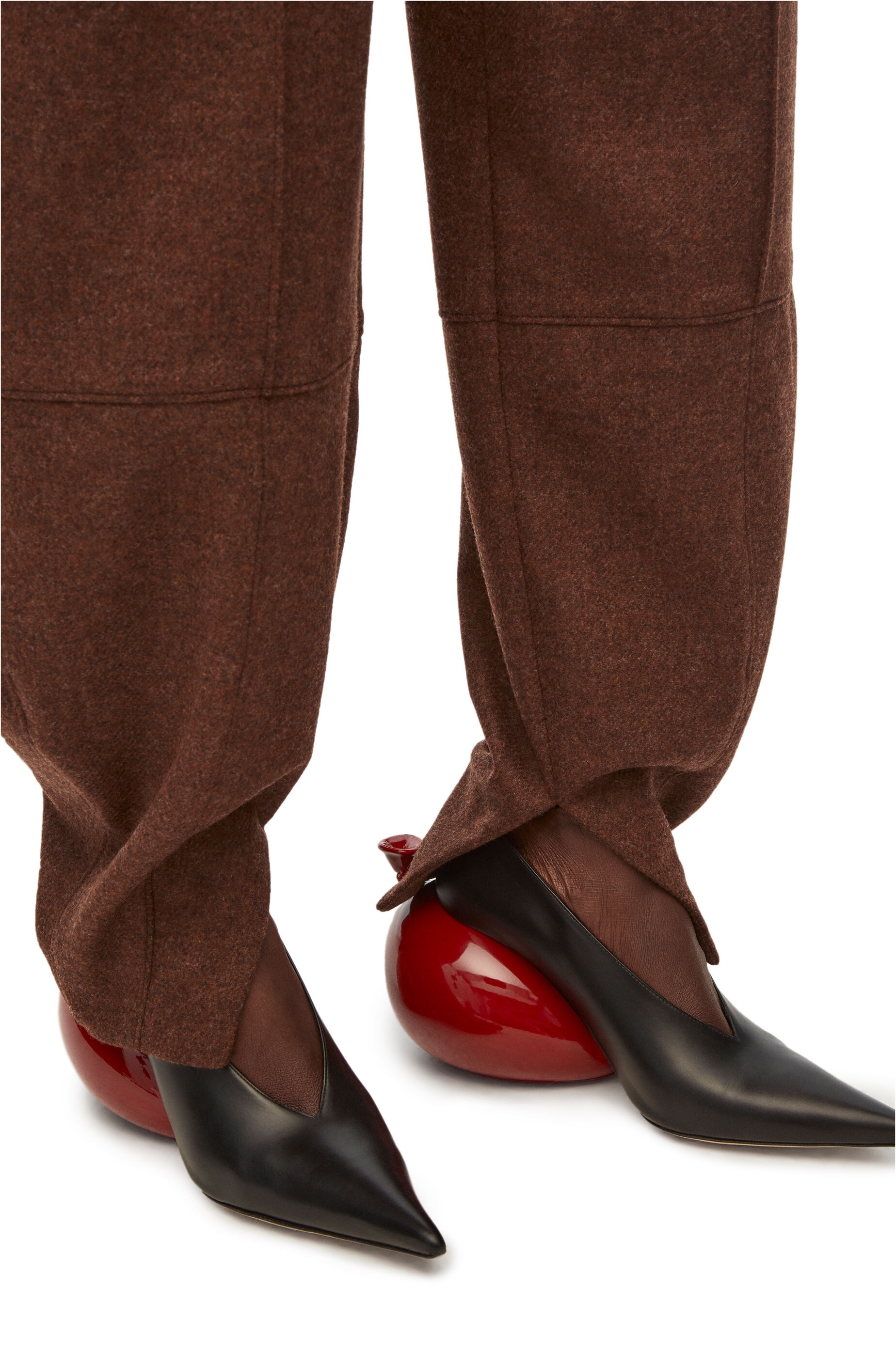Balloon trousers in wool - 5
