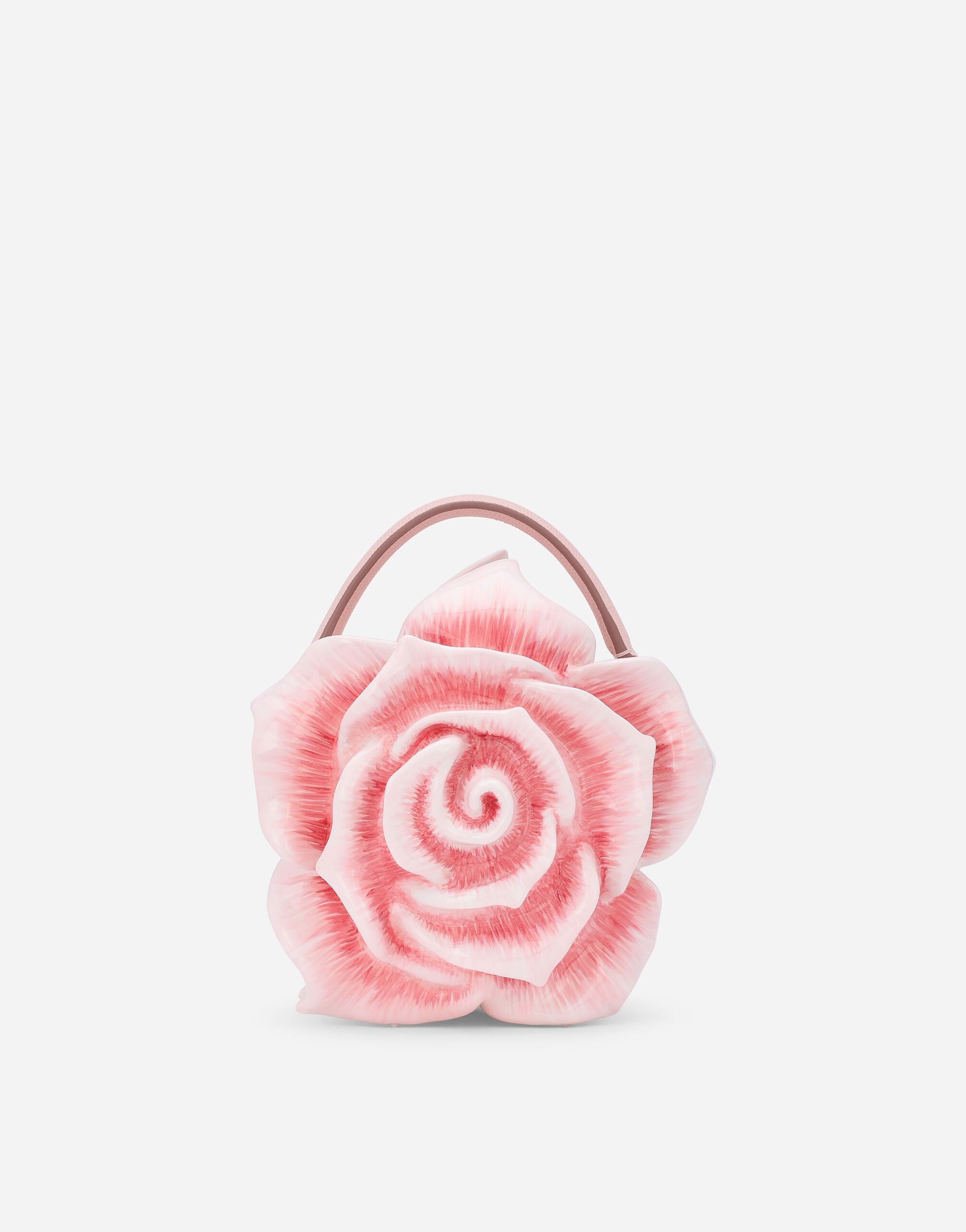 Resin rose-design Dolce Box bag - 4