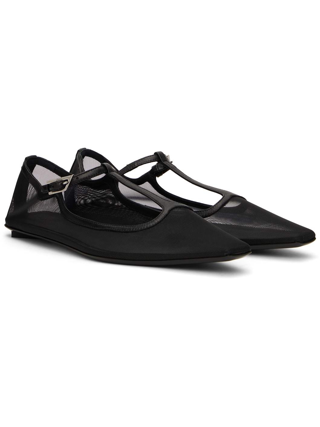 Black Juno Ballerina Flats - 4