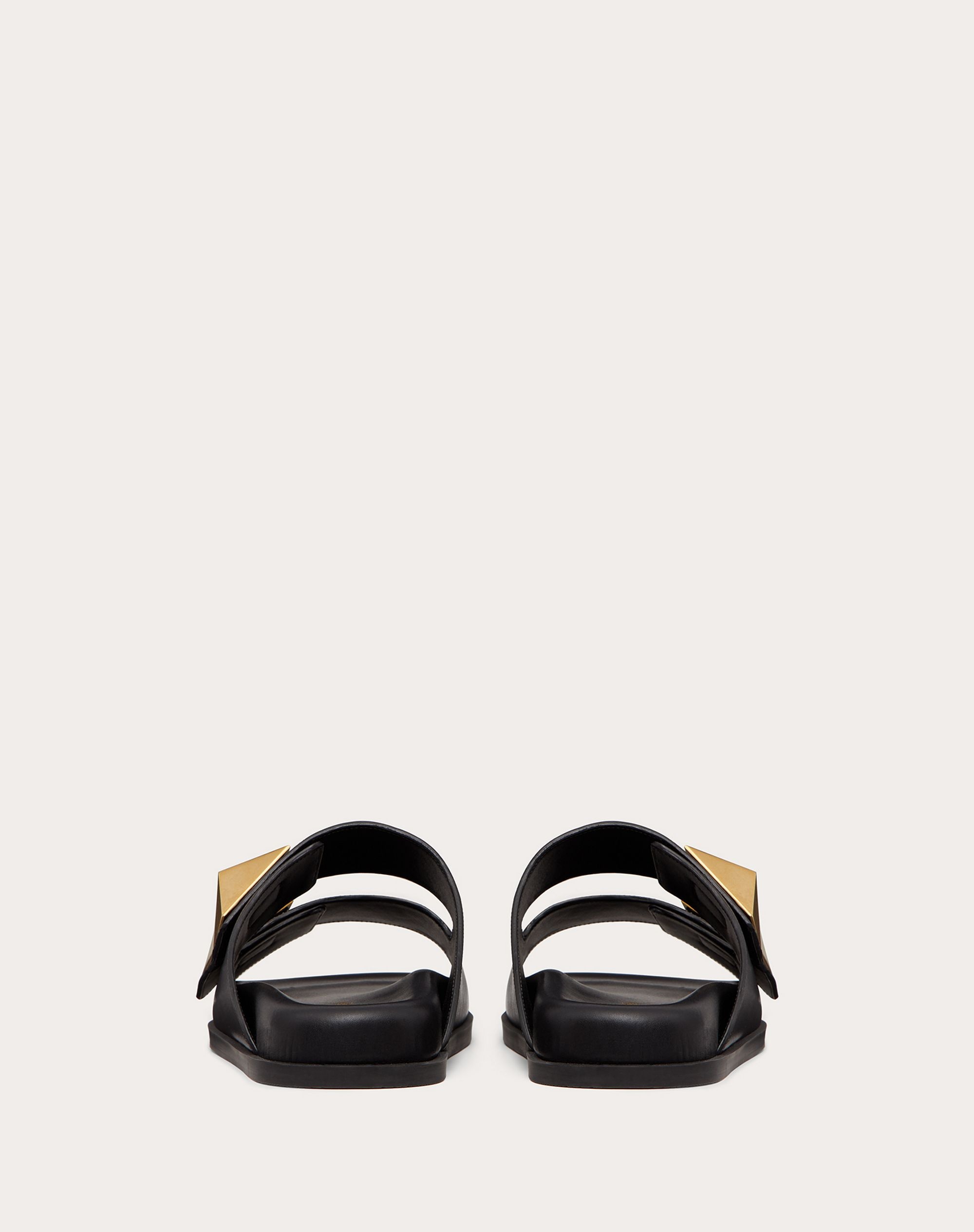 ONE STUD CALFSKIN SLIDE SANDAL - 3