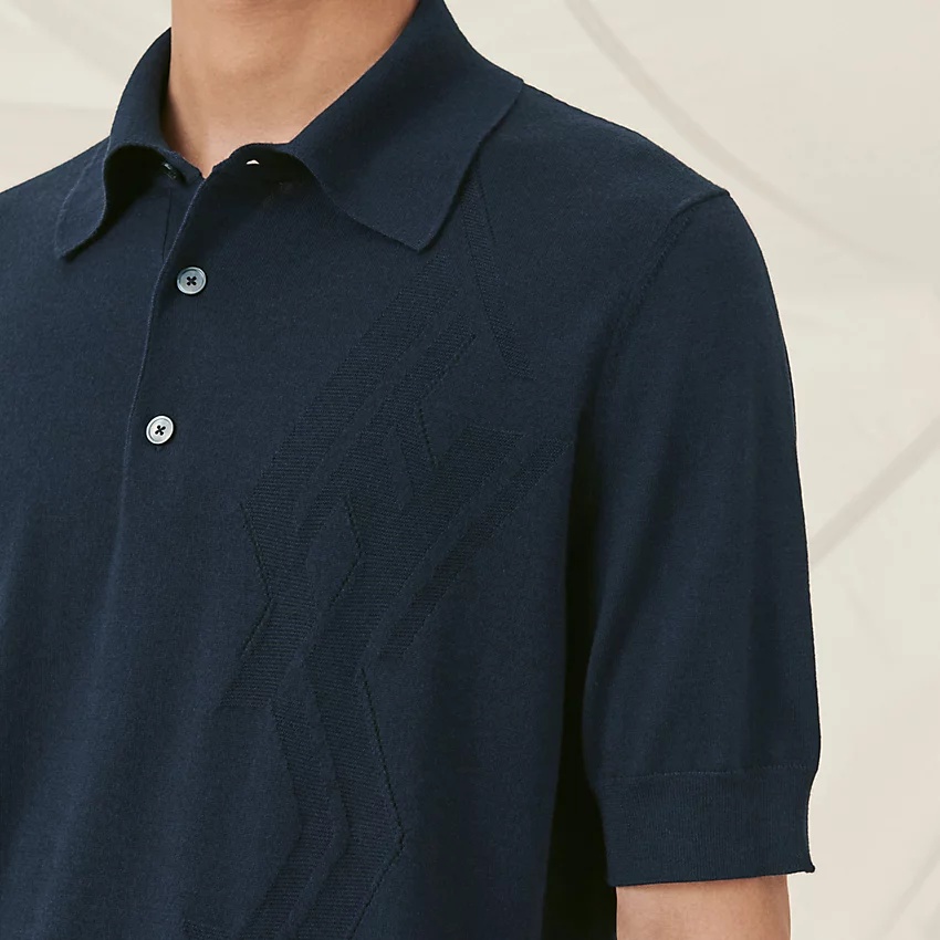 "Torsade H" polo shirt - 3