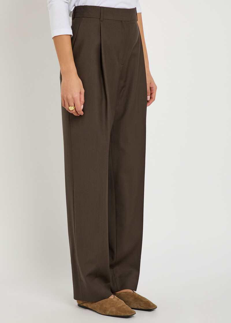 TOTEME Toteme Straight-leg Wool Trousers outlook